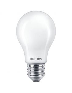 Bombilla LED Equivalente a 60W - 7W Cristal Opaco LED Classic E27 Philips 2700K | LeonLeds 2