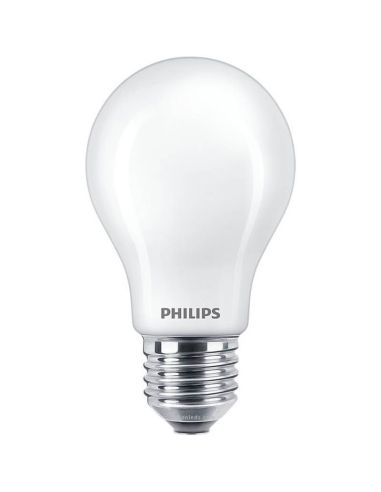 Bombilla LED Equivalente a 60W - 7W Cristal Opaco LED Classic E27 Philips | LeonLeds