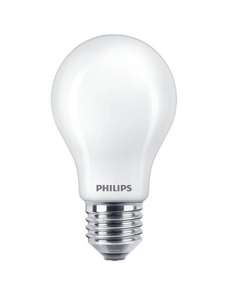 Lâmpada LED Equivalente a 60W - 7W Vidro Opaco LED Classic E27 Philips | leonleds