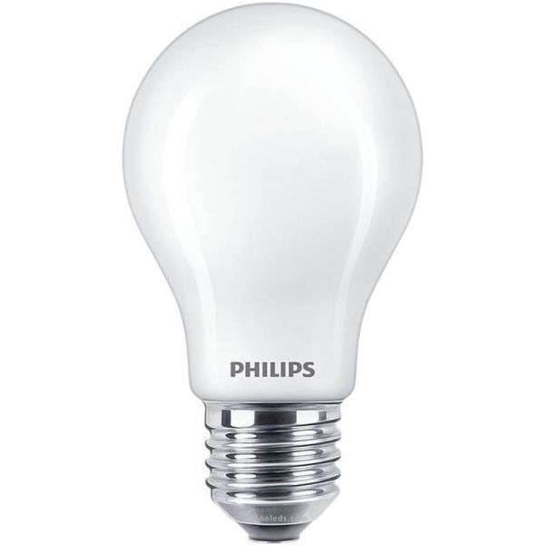 Bombilla LED Equivalente a 60W - 7W Cristal Opaco LED Classic E27 Philips | LeonLeds