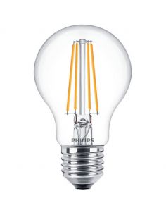 Bombilla LED equivalente a 60W - 7W de Filamento LED Classic E27 Philips 2700k | LeonLeds 2