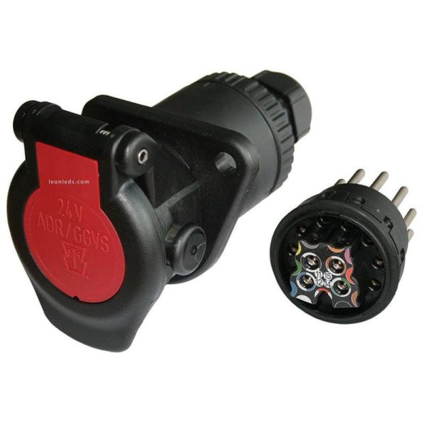 Base para tomada 24V 15P ADR GGVS Vignal | leonleds
