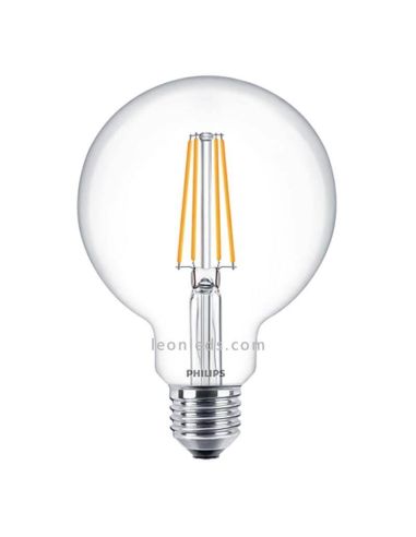 Bombilla LED Globo G120 regulable de filamento 5.9W - 60W | LeonLeds Iluminación