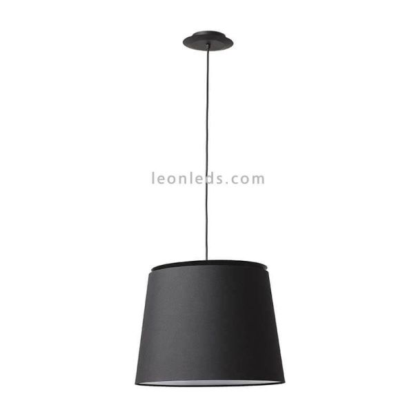 Lámpara colgante textil Savoy negra