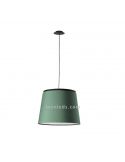 Candeeiro suspenso em tecido verde Savoy