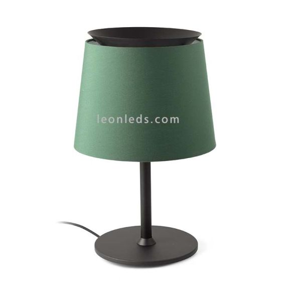 Lampe de table en tissu et métal Savoy