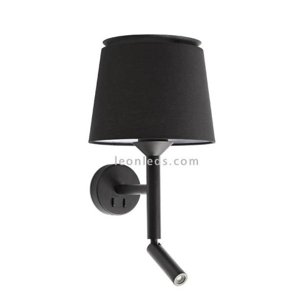 Applique en tissu Savoy avec bras de lecture noir
