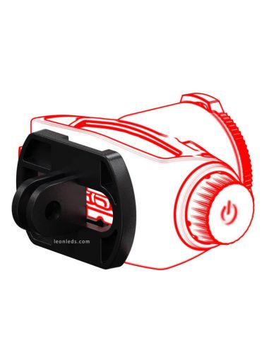 Suporte para Farol LED com zoom e bateria recarregável H7R Signature 1200Lm IP67 502197 LedLenser | leonleds