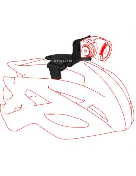 Soporte casco de Frontal LED con zoom y batería recargable H7R Signature 1200Lm IP67 502197 LedLenser | LeonLeds