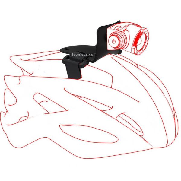 Support casque pour LED Front avec zoom et batterie rechargeable H7R Signature 1200Lm IP67 502197 LedLenser | leonleds