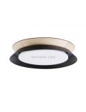 Luminária de teto em madeira LED Tender preta