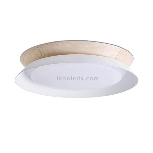 Plafonnier LED en bois White Tender
