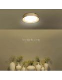 Plafonnier LED en bois Tender blanc ambiant ACB Iluminación