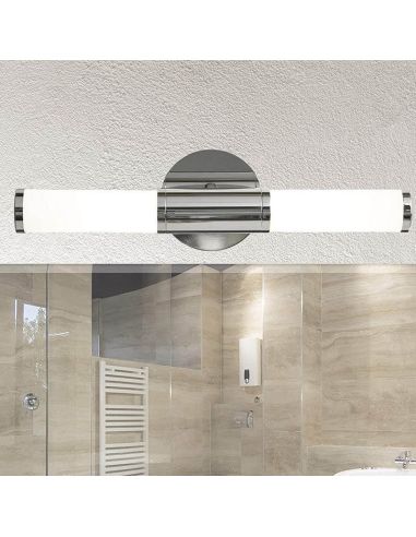 Aplique espejo de baño Palmera 2XE14 87219 Eglo | LeonLeds