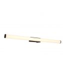 Aplique LED grande para espejo de baño con interruptor Mattimo negro Trio Lighting | LeonLeds