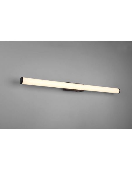 Aplique LED para espejo de baño con interruptor Mattimo negro Trio Lighting | LeonLeds