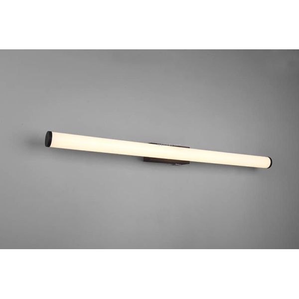 Applique LED pour miroir de salle de bains avec interrupteur Mattimo noir Trio Lighting | LéonLeds