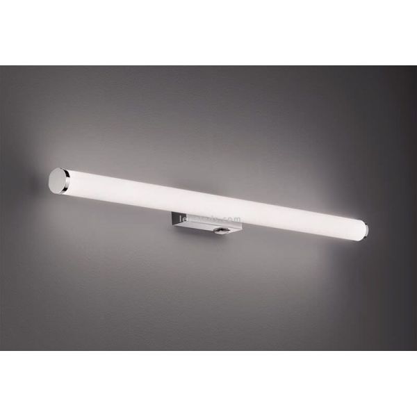 Baño con dos espejos y dos Apliques LED para espejo de baño con interruptor Mattimo cromado Trio Lighting | LeonLeds