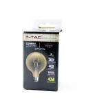 Bombilla Led E27 G80 -4W- Filamento 300º 