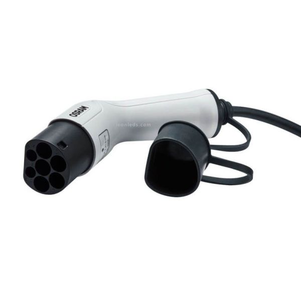 Câble de charge 5 mètres pour véhicules électriques 7 PIN 16A BATTERYcharge 1PHASE 5 mètres OCC21605 | leonleds