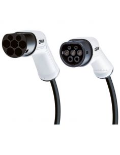 Cable de carga 5 metros para vehículos eléctricos de 7 PIN 16A BATTERYcharge 1FASE 5 Metros OCC21605 | LeonLeds 2