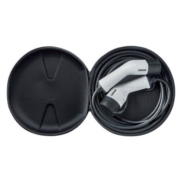 Maletin Cable de carga 7 Pin de 5 metros para vehículos eléctricos 7,2kWh Osram OCC23205  | LeonLeds