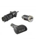 Pilotos LED con triangulo inalámbricos Connix Plus con sujección magnetica 12V 5 Funciones 162710 | LeonLeds