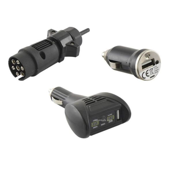 Pilotos LED con triangulo inalámbricos Connix Plus con sujección magnetica 12V 5 Funciones 162710 | LeonLeds
