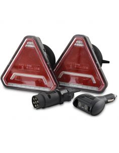 Connix Plus Triangle LED sans fil avec montage magnétique 12 V 5 fonctions 162710 | leonleds