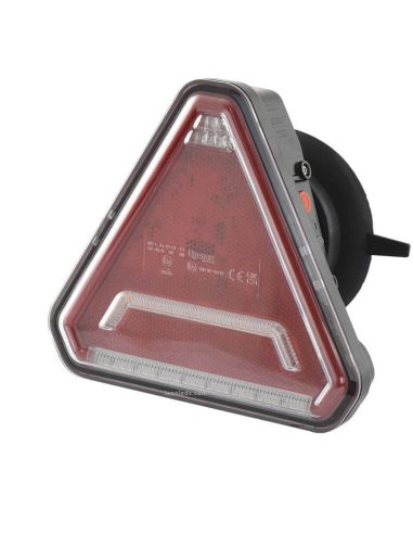 Piloto LED con triangulo inalámbrico Connix Plus con sujección magnetica 12V 5 Funciones 162710 | LeonLeds