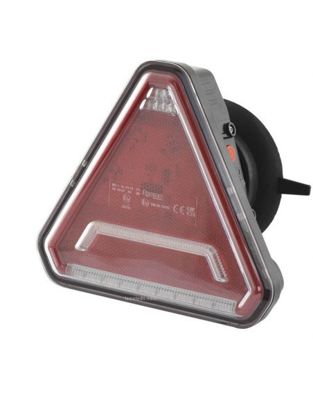 Piloto LED con triangulo inalámbrico Connix Plus con sujección magnetica 12V 5 Funciones 162710 | LeonLeds