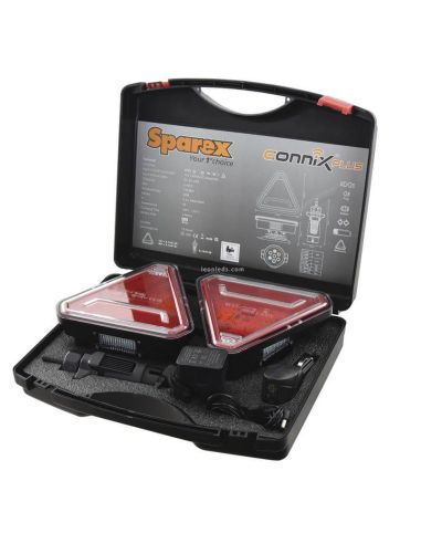 Estojo Connix Plus sem fio Triângulo Luzes LED com fixação magnética 12V 5 Funções 162710 | leonleds