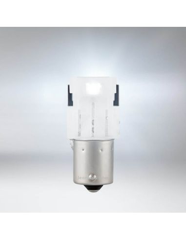 Pack de 2 Bombillas LED P21W BA15s 6000K 12V 2W (2Uds) LED 1 Polo 1156 LEDDriving SL Osram | LeonLeds