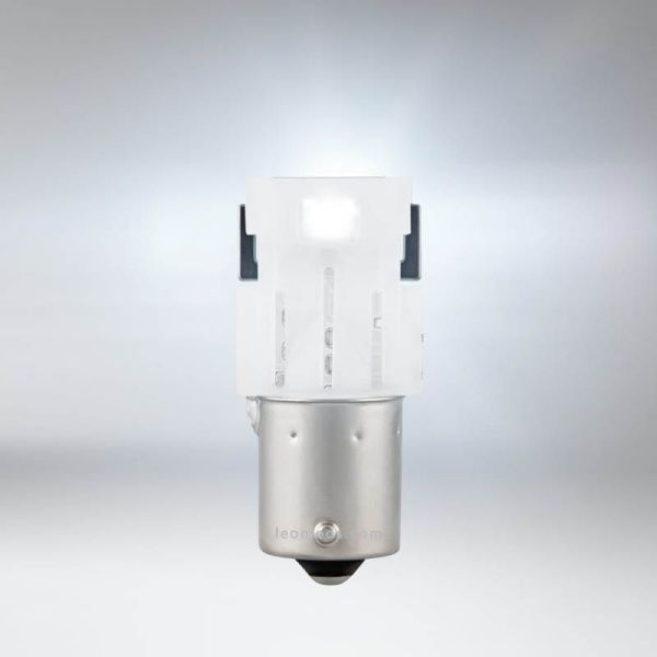 Pack de 2 Lâmpadas LED P21W BA15s 6000K 12V 2W (2Uds) LED 1 Pólo 1156 LEDDriving SL Osram | LeonLeds