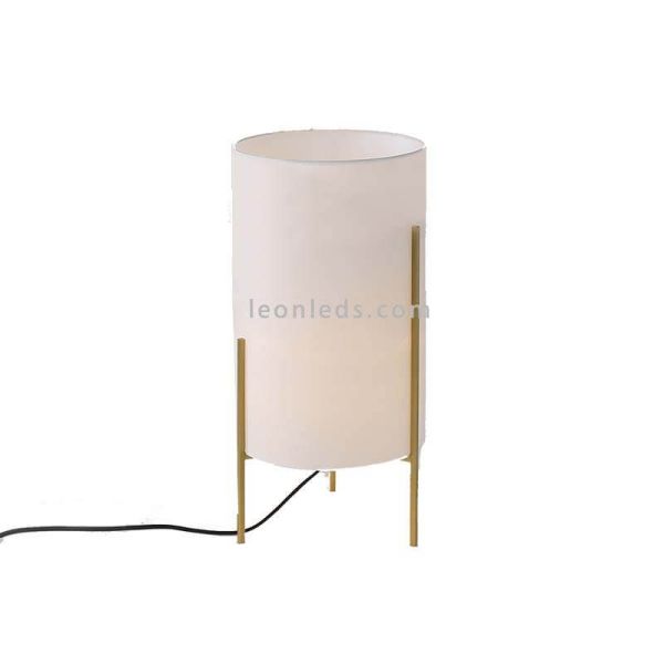 Lampe à poser tissu Naos blanc 1xE27