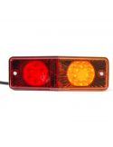 Piloto trasero LED para tractor rectangular 487 12V-24V 3 Funciones | LeonLeds