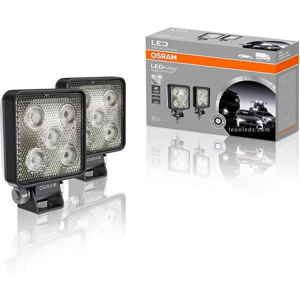 Faro de trabajo LED pequeño 550Lm VX70-WD LEDWL103-WD Pack 2 Unidades Osram | LeonLeds