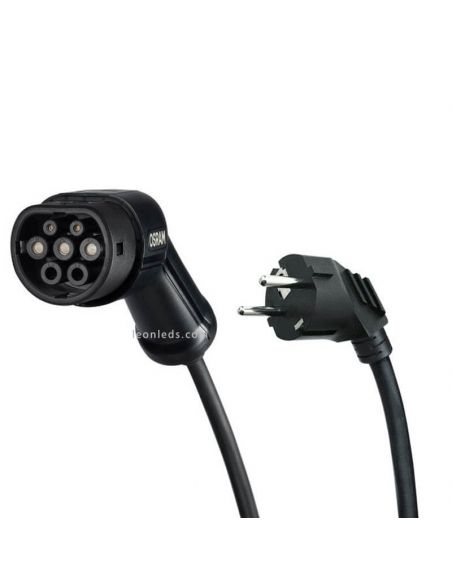 Cargador portatíl 7 Pin para vehículos eléctricos Tipo 2 BATTERYcharge OPC20A05 Osram | LeonLeds