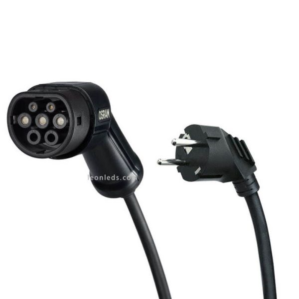Chargeur portable 7 broches pour véhicules électriques Type 2 BATTERYcharge OPC20A05 Osram | leonleds