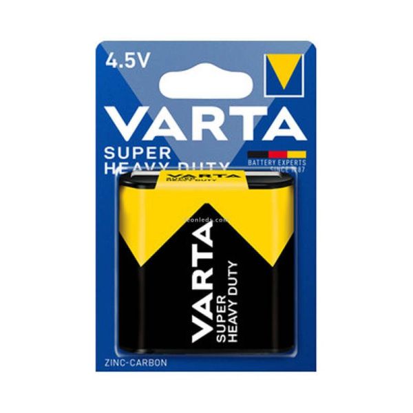 Pilha alcalina de bolso -4,5V- 3R12 Varta 4008496556380 | leonleds