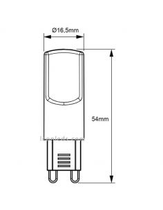 OSRAM LED PIN G9 /Ampoule LED : G9 260 W remplacement Ampoule 30 W Bla -  LEDVANCE France