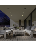 Plafón Ania de techo de aluminio LED 6W - LeonLeds