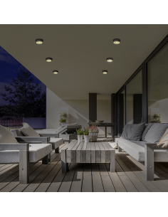 Plafón Ania de techo de aluminio LED 6W - LeonLeds 2