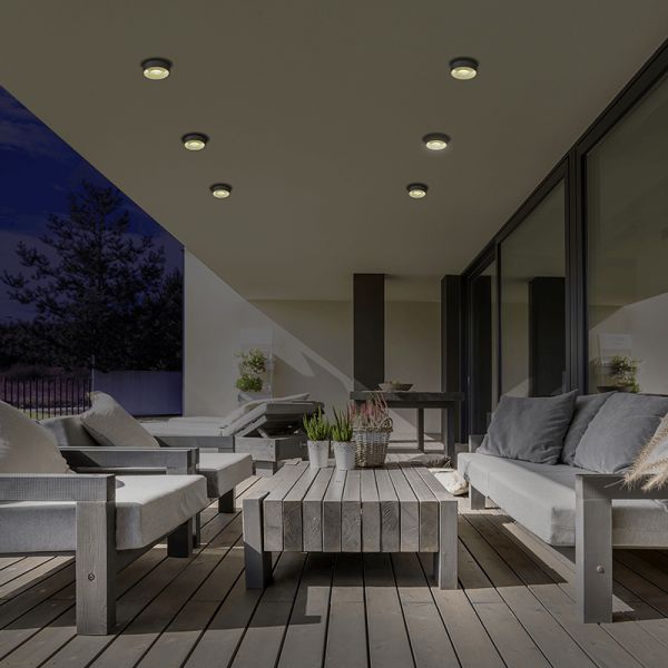 Plafón Ania de techo de aluminio LED 6W - LeonLeds