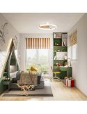 Ventilador de techo LED Nepal Haya Mini Mantra 7803 | LeonLeds