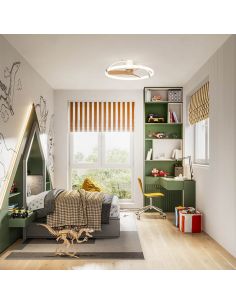 Ventilador de teto LED Haya Mini do Nepal | leonleds 2