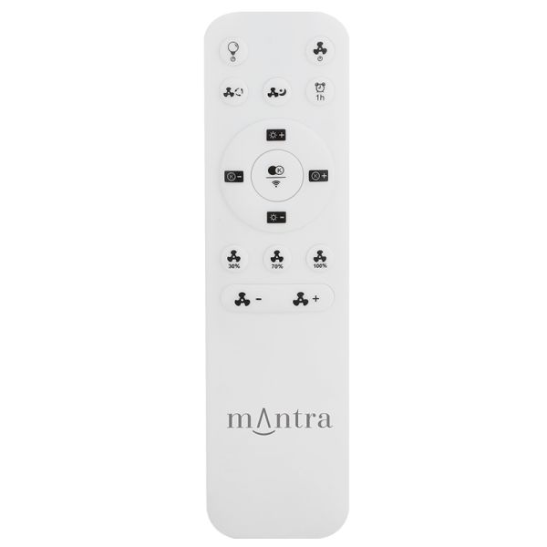 Luminária de teto LED com mini Ventoinha branco tibetano | LeonLeds Lighting