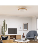 Eingebaut in LED-Deckenleuchte Mini- Ventilador Holz Tibet 7806 Mantra | LeonLeds