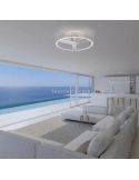 Ventilador de techo blanco con luz Nature 7808 Mantra Iluminación con mando a distancia | LeonLes