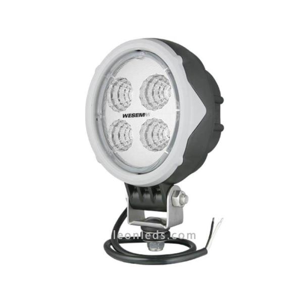 Phare LED Ovale Gris 2000Lm 10.5V à 30V DC Wesem | leonleds